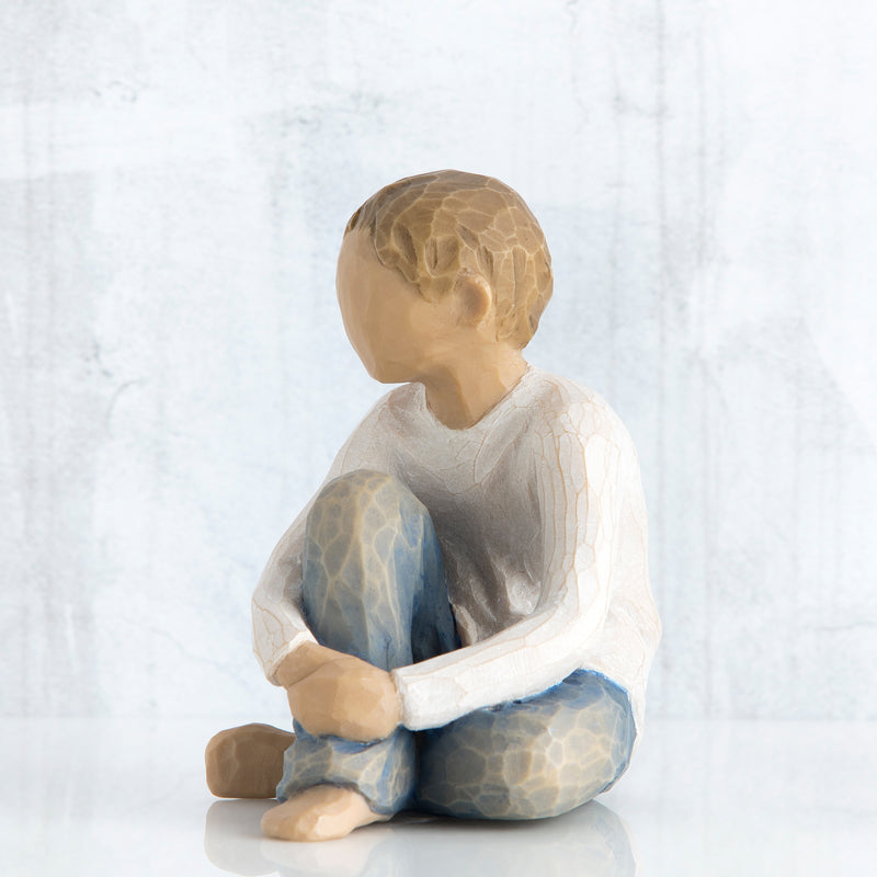 Willow Tree Caring Child, Sculpted Hand-Painted Figure