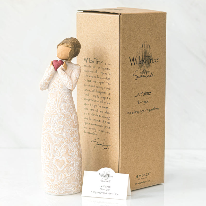 Willow Tree Je TAime (I Love You), Sculpted Hand-Painted Figure