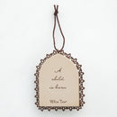 Willow Tree Holy Family Metal-Edged Ornament, Sculpted Hand-Painted bas Relief