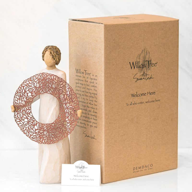 Willow Tree Welcome Here, Sculpted Hand-Painted Figure