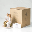 Willow Tree Anniversary, sculpted hand-painted cake topper