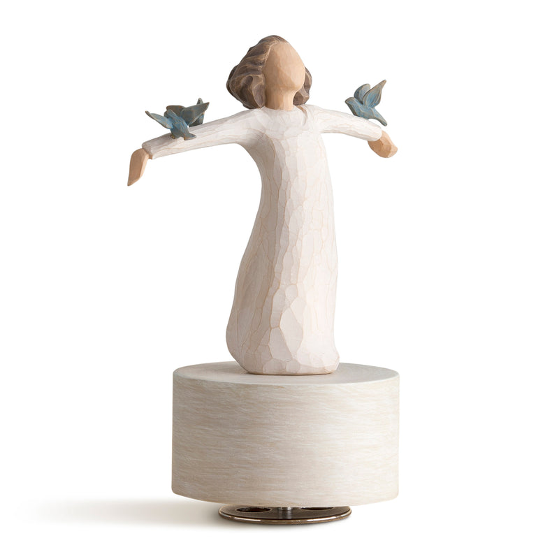 Willow Tree Happiness Musical, Sculpted Hand-Painted Musical Figure