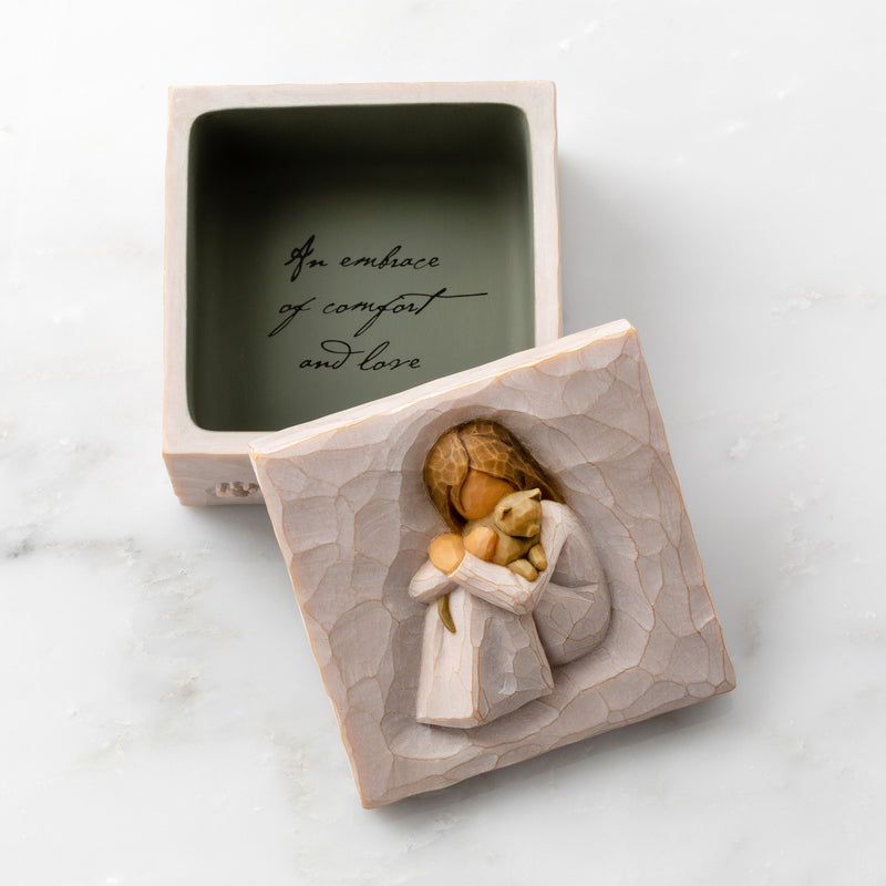 Willow Tree Comfort, sculpted hand-painted Keepsake Box