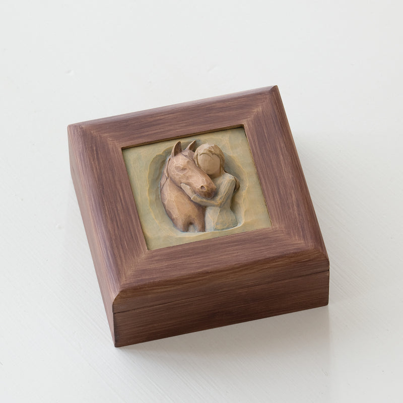 Willow Tree Quiet Strength, Sculpted Hand-Painted Memory Box