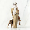 Willow Tree Zampognaro (Shepherd with Bagpipe), Sculpted Hand-Painted Nativity Figure