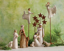 Willow Tree Zampognaro (Shepherd with Bagpipe), Sculpted Hand-Painted Nativity Figure