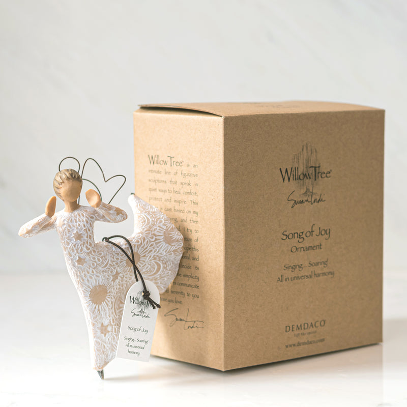 Willow Tree Song of Joy Ornament, Sculpted Hand-Painted Figure