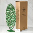 Willow Tree, Tree Silhouette, Pierced-Metal Hand-Painted Backdrop