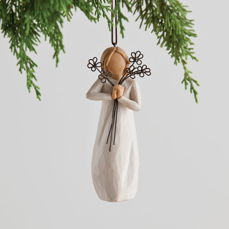 Willow Tree Friendship Ornament, Sculpted Hand-Painted Figure