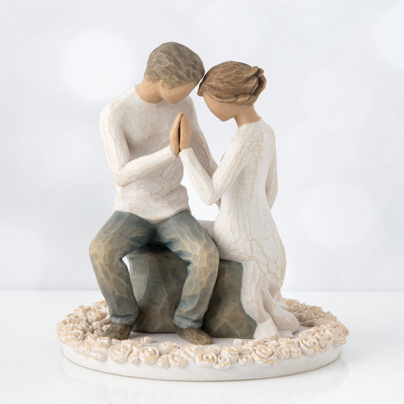 Willow Tree Around You, Sculpted Hand-Painted Cake Topper