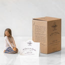 Willow Tree Joyful Child (Darker Skin Tone & Hair Color), Sculpted Hand-Painted Figure
