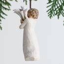 Willow Tree Beautiful Wishes Ornament, Sculpted Hand-Painted Figure