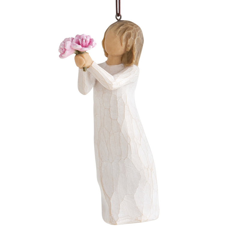 Willow Tree Thank You Ornament, Sculpted Hand-Painted Figure