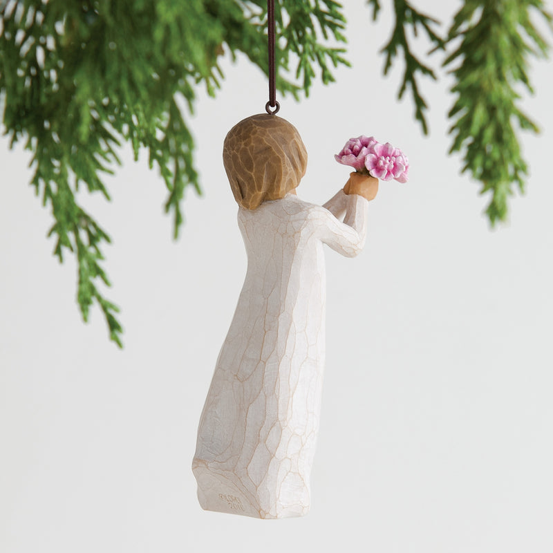 Willow Tree Thank You Ornament, Sculpted Hand-Painted Figure
