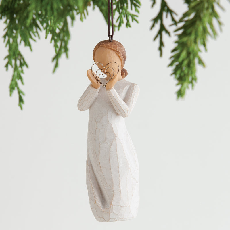 Willow Tree Lots of Love Ornament, Sculpted Hand-Painted Figure