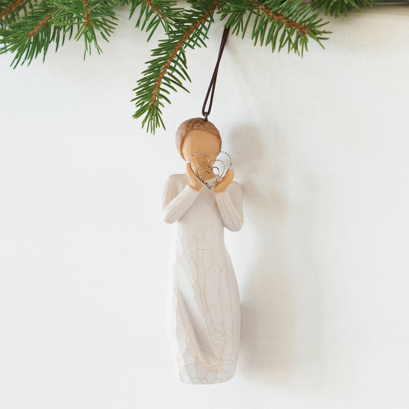 Willow Tree Lots of Love Ornament, Sculpted Hand-Painted Figure