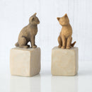 Willow Tree Love My Cat (Dark), Sculpted Hand-Painted Figure