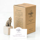 Willow Tree Love My Cat (Dark), Sculpted Hand-Painted Figure