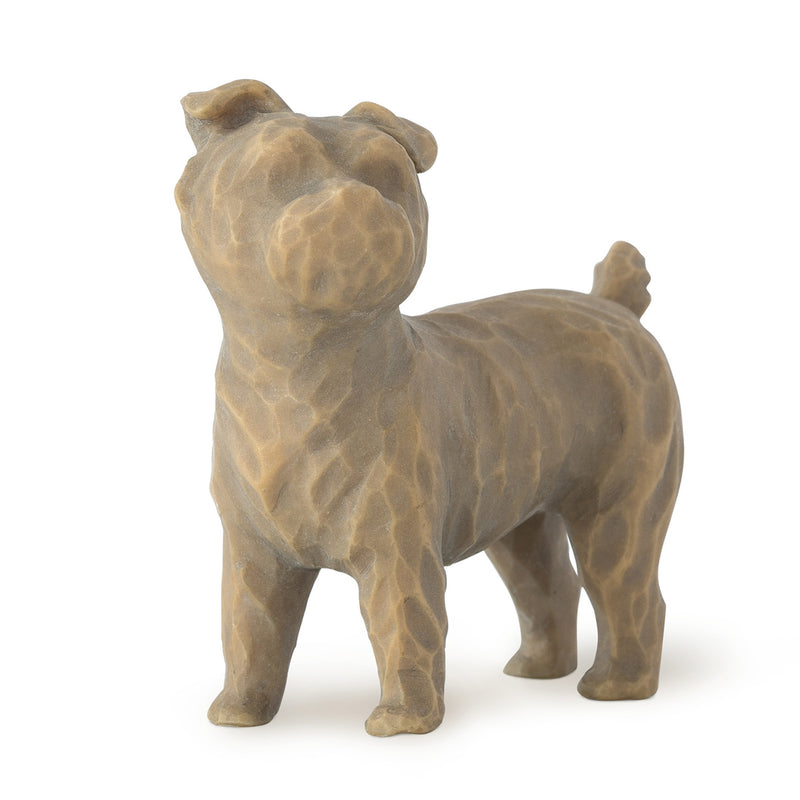 Willow Tree Love My Dog (Small, Standing), Sculpted Hand-Painted Figure