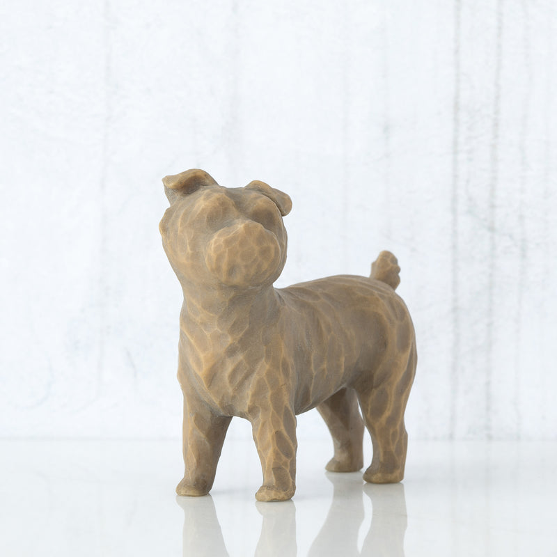 Willow Tree Love My Dog (Small, Standing), Sculpted Hand-Painted Figure
