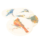 DEMDACO Dean Crouser Songbird Watercolor 4 x 4 Absorbent Ceramic and Cork Coasters Set of 4