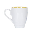 DEMDACO Bear Watercolor Glossy Stoneware Mug With Handle 16 Ounce, Brown On White