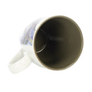 DEMDACO Dean Crouser Wolf Watercolor Gray On White 16 Ounce Glossy Stoneware Mug With Handle