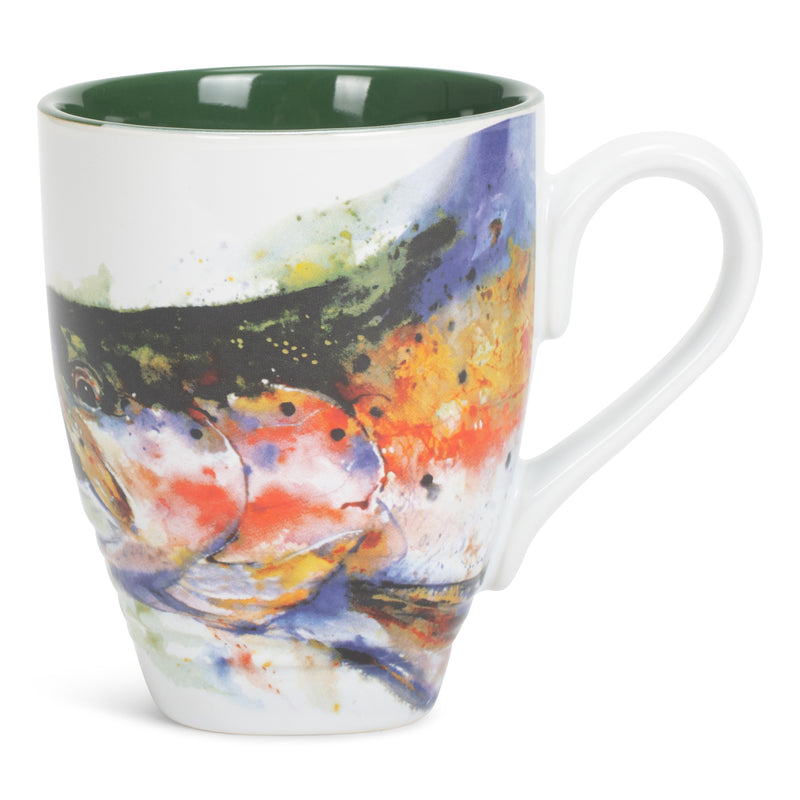 Big Sky Carvers Trout Mug, 16-Ounce, Multicolor