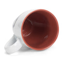 Cottontail Watercolor Red On White 16 Ounce Glossy Stoneware Mug With Handle
