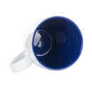 Iris Watercolor Purple On White 16 Ounce Glossy Stoneware Mug With Handle