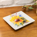 Demdaco Big Sky Carvers Sunflower Snack Plate, Multicolored