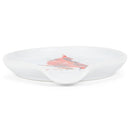 DEMDACO Dean Crouser Cardinal Bird Watercolor Red 5 x 5 Glossy Ceramic Stoneware Spoon Rest