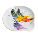 DEMDACO Dean Crouser Kaleidoscope Butterfly Watercolor Rainbow 5 x 5 Glossy Stoneware Spoon Rest