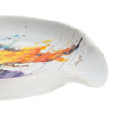 DEMDACO Dean Crouser Kaleidoscope Butterfly Watercolor Rainbow 5 x 5 Glossy Stoneware Spoon Rest