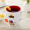 DEMDACO Dean Crouser Watercolor 16 ounce Glossy Stoneware Mug (Bumblebee Nature)