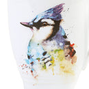 Dean Crouser Blue Jay Bird Watercolor Blue 16 ounce Glossy Ceramic Stoneware Coffee Mug