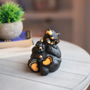 DEMDACO Home Again Black Bear 4 x 4 Hand-cast Resin Figurine Sculpture