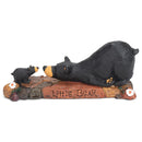 DEMDACO Little Bear Black Bear 2 x 6 Hand-cast Resin Figurine Sculpture