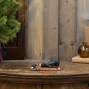 DEMDACO Little Bear Black Bear 2 x 6 Hand-cast Resin Figurine Sculpture