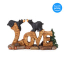 DEMDACO Love Bears Black Bear 3.5 x 6 Hand-cast Resin Figurine Sculpture
