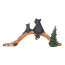 DEMDACO The Bridge Black Bear 4 x 11 Hand-cast Resin Figurine Sculpture