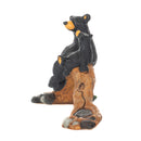 DEMDACO The Bridge Black Bear 4 x 11 Hand-cast Resin Figurine Sculpture