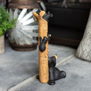 DEMDACO Honey Tree Black Bear 9 x 3 Hand-cast Resin Figurine Sculpture