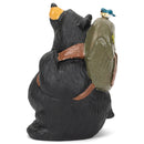 DEMDACO Walk About Black Bear 5.5 x 3.5 Hand-cast Resin Figurine Sculpture