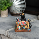 DEMDACO Quilting with Cubs Midnight Black 5 x 4 Resin Stone Collectible Figurine