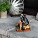 DEMDACO Quilting with Cubs Midnight Black 5 x 4 Resin Stone Collectible Figurine