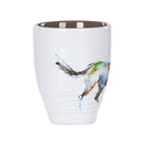 Dean Crouser Running Horse Watercolor Brown 16 Ounce Glossy Stoneware Mug With Handle