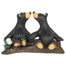 DEMDACO Kissin Bears Black Bear 4 x 6 Hand-cast Resin Figurine Sculpture