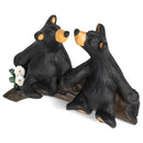 DEMDACO Kissin Bears Black Bear 4 x 6 Hand-cast Resin Figurine Sculpture