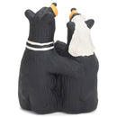 DEMDACO Wedding Couple Black Bear 6 x 4.5 Hand-cast Resin Figurine Sculpture